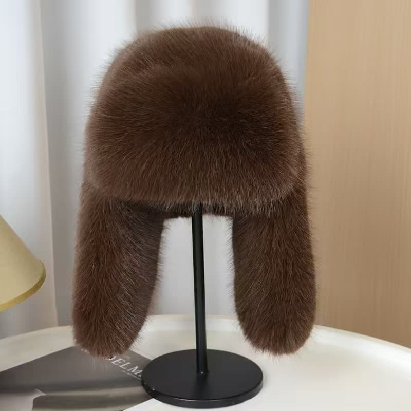 TEMU A Winter Hat Lei , This Stylish And Versatile Plush Is Perfect For Outdoor Cycling, Suitable For Men And Women, Blending Casual And Sporty Designs