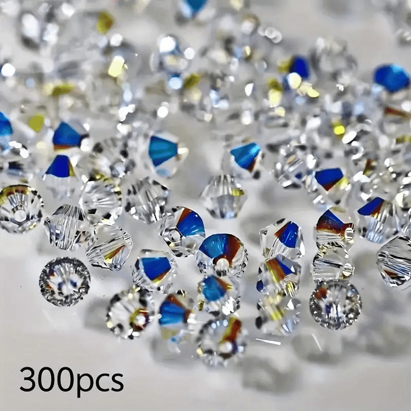 TEMU 300 8mm Acrylic Beads, Suitable For Jewelry, Bracelets, Necklaces, And Handmade Crafts