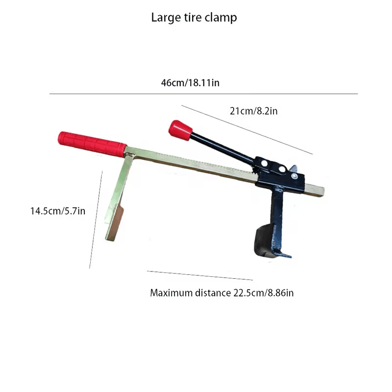 TEMU Heavy Duty Manual Tire Changeers - High-strength Steel Construction, Tire Tools, Durable Tire Detachers And Inserts For All Vehicle Types