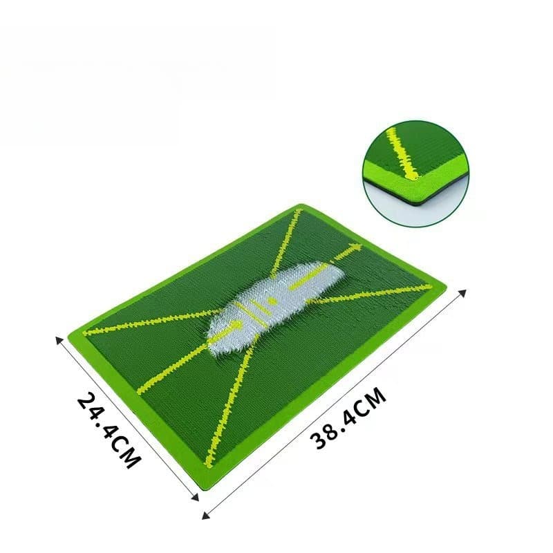 TEMU Sequined Golf Swing Tracking Mat, Tracking Detection Training Practice Mat, Swing Training Accessory.