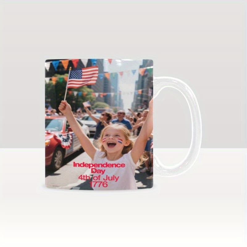 TEMU Custom 11oz Ceramic Coffee Mug - Reusable, Thermal, Travel Mug, Hand Wash Only - Perfect For , Unisex, 8 Color Mug Optional