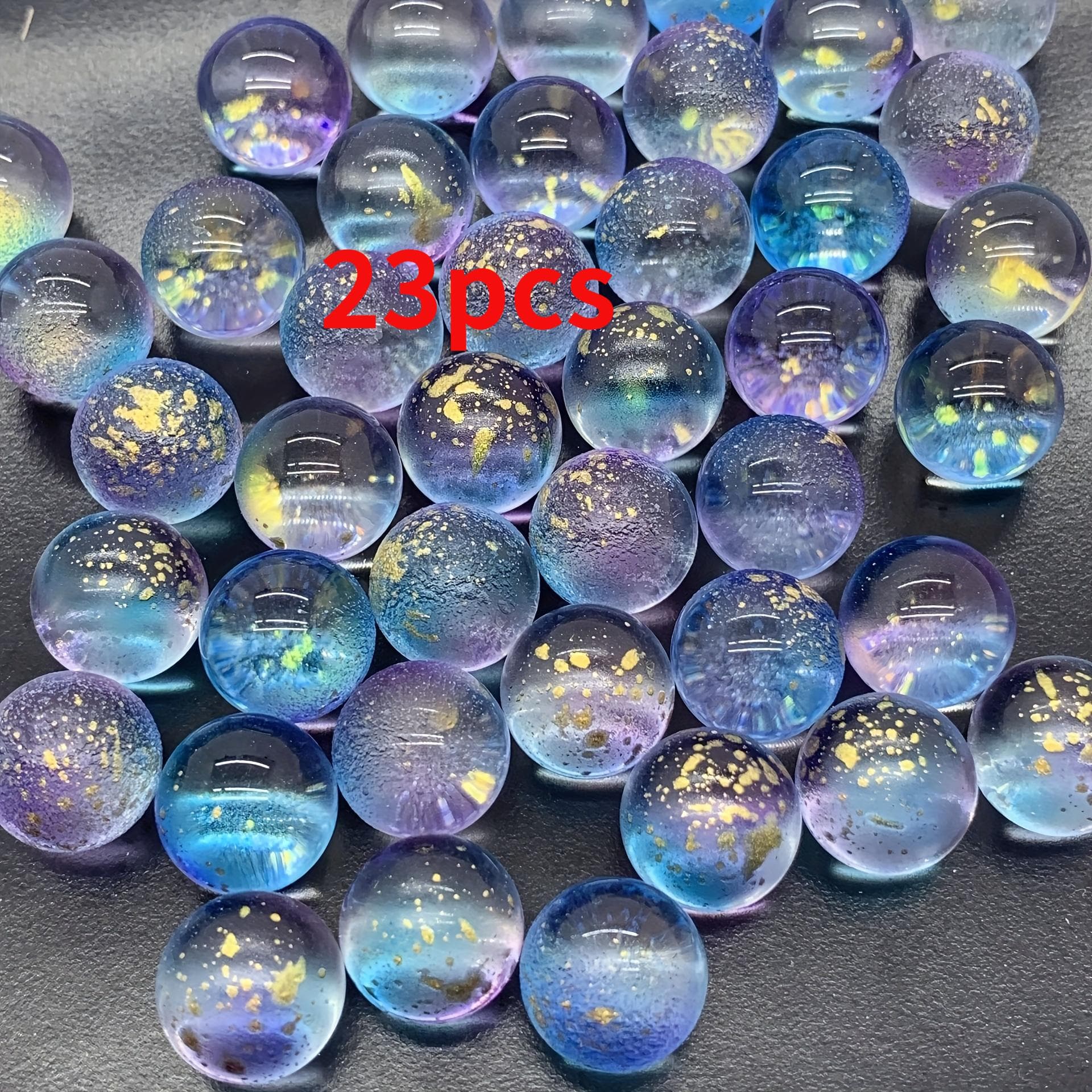 TEMU 23pcs Starry Marble Set - Ideal For Home, Fireplace, And Rv Decoration
