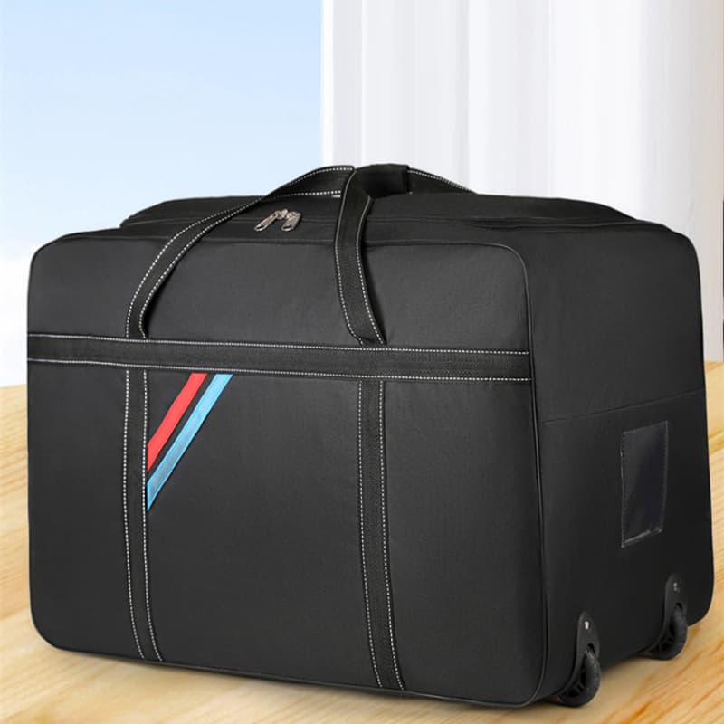 TEMU New Wheeled Travel Bag, Suitable For Business Trips, Moving, And Airline , Foldable With Large Capacity For Storage