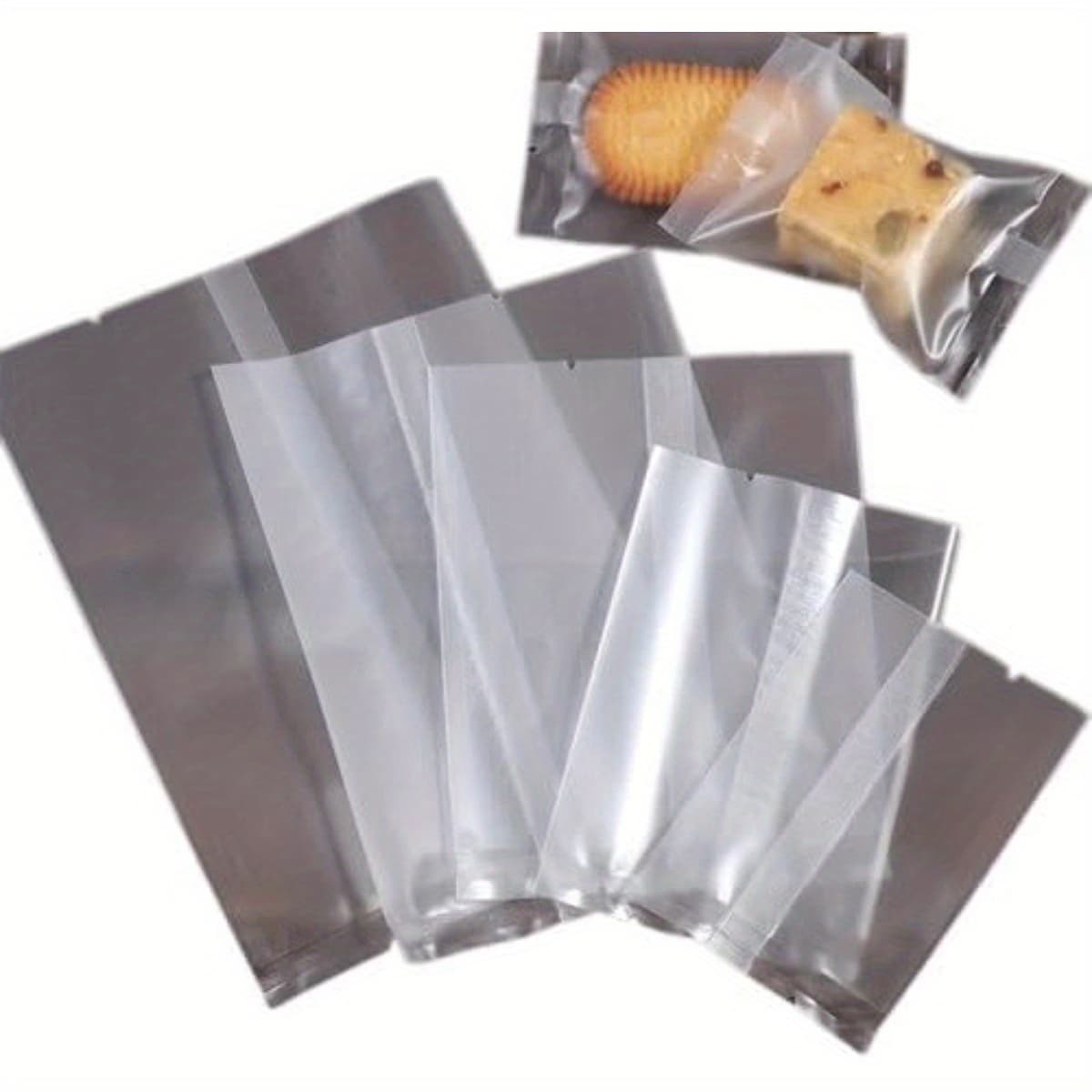 TEMU Gift For Her/him 150pcs Of Frosted Cookie Bags, Matte End Cookie Bags, Heat-sealable Cellophane Bags That Are Not Self-adhesive, Suitable For Food, Favors, And Products (5x7 Inches)