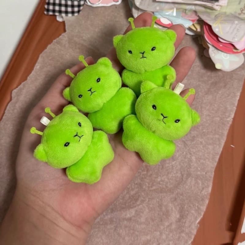 TEMU 4pcs Plush Cat Keychains 2026 New Dual-design Plush Charms (/ Cat) | Fashionable And Accessories | Soft Plush Material (durable And Skin-friendly) | Everyday Outfit Match | Creative Gift