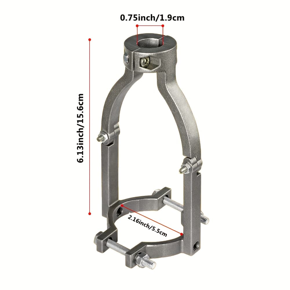 TEMU Electric Drill Woodworking Square Bracket For Fixed Square Hole Drilling, Electric Drill Into A Bench Drill Holder