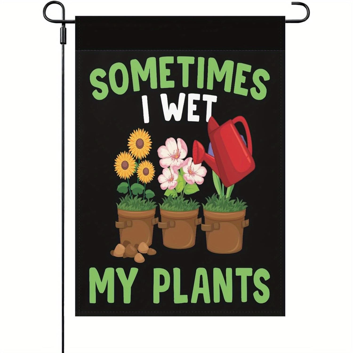 TEMU Plant Lovers I Yard Flag Art Fun Garden Flag Suitable For Swimming Pool Small Garden Flag