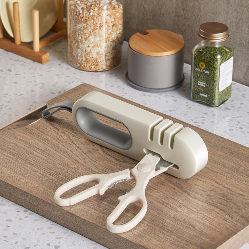TEMU Professional 4 Stage Professional Sharpener- , Grinding Of Cutting Tools Including Ceramics And Scissors- Anti Slip Handle, , Suitable For Kitchen Knives, Hunting And Fishing Tools, Sharpeners