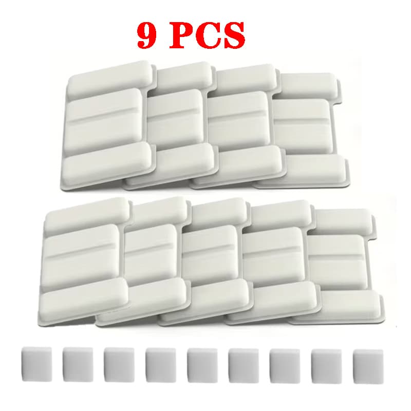 TEMU 9pcs Replacement Pet Water Fountain Filters, Suitable For 2.2l/3.2l Cat Water Fountain With View Water Level Window, Activated Carbon Resin Filter, Premium Carbon Filters For Pet Water Fountain