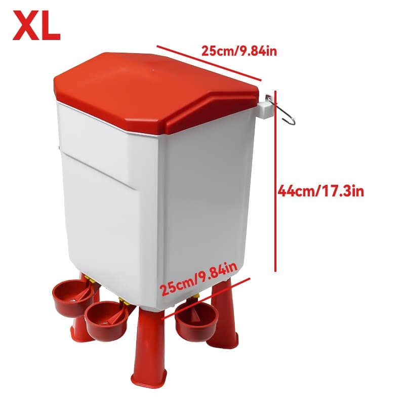 TEMU - Filter Float Ball Controls Waterer. -gallon And 3-gallon Options. Large System. Poultry Waterer. Suitable For Ducks, Quails, Turkeys, And Chicks.