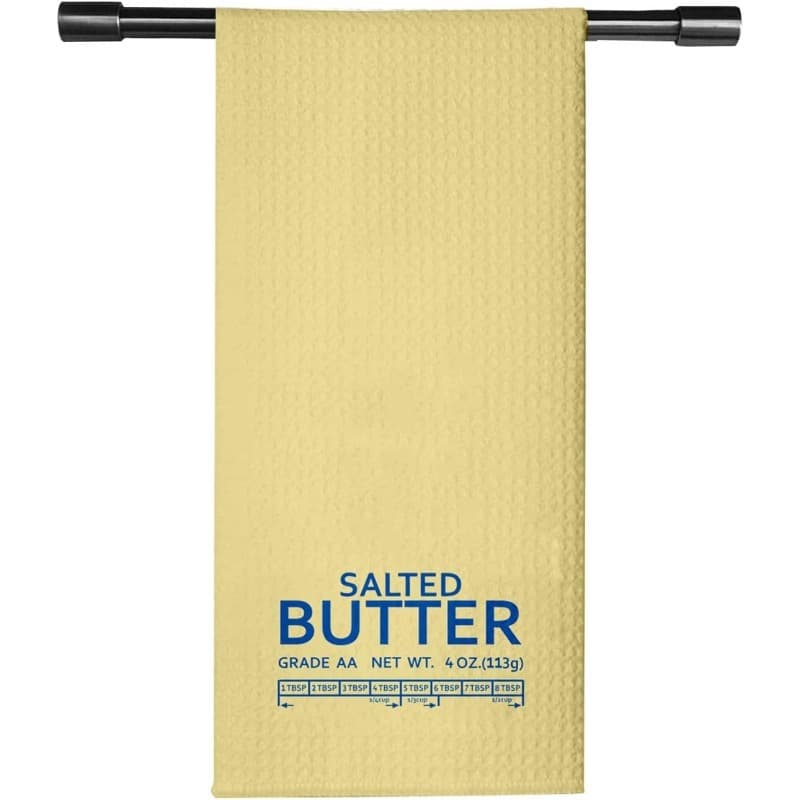 TEMU 1pc 18×26 Inch Towel, A Humorous Baking Present For Butter Enthusiasts, Perfect For , Chefs, And As Towel Gift For Grandmothers Or Wives