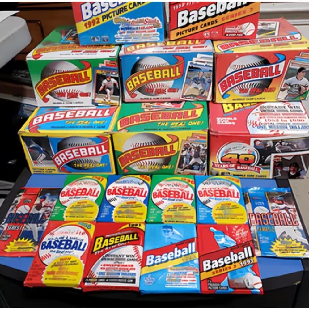 TEMU Set Of 50 Unopened Vintage Baseball Cards (50 Cards)