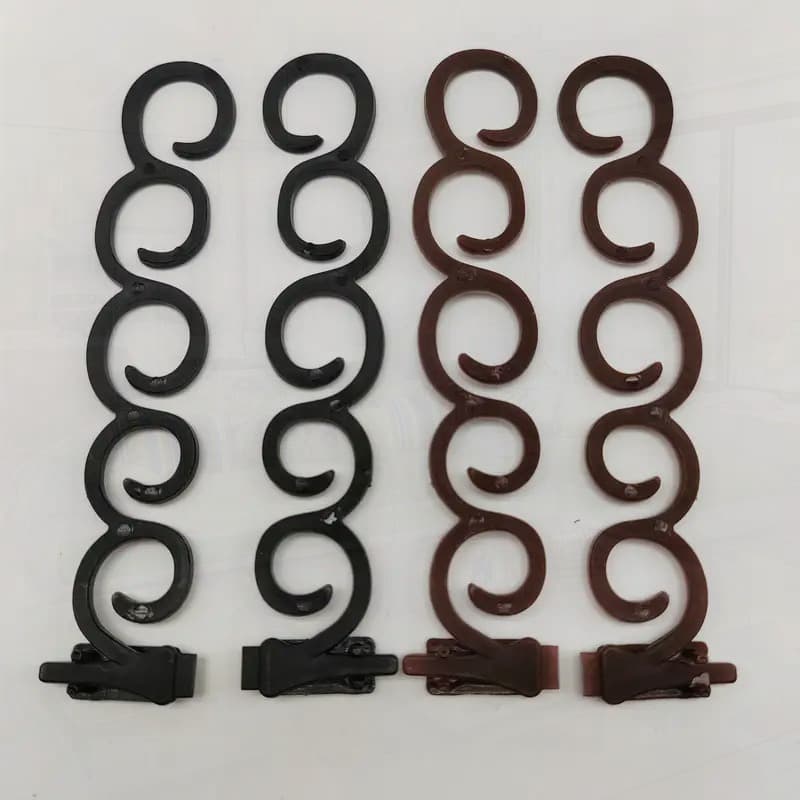 TEMU 4pcs Set Of Styling Tools For Updos Braids And Twist Braids.