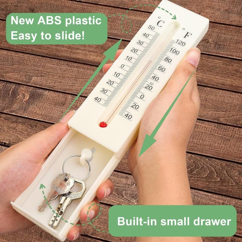 TEMU Key Storage Box, Lockable, Wall-mounted, Secure Storage For Keys, Suitable For Home And Office Use, Key Organizer, Rack