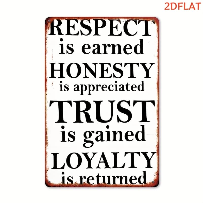 TEMU 2d Flat - 2d Retro Wooden Wall Art Sign - " Is , Is Appreciated, Is Gained, Is " - Country Style Office, Home