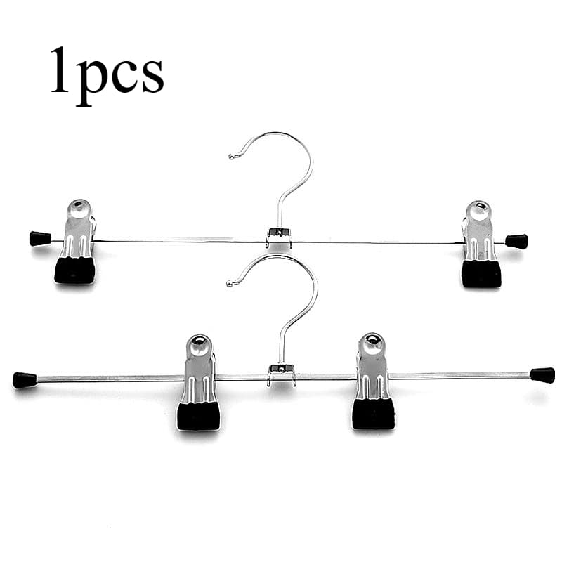 TEMU Multifunctional Stainless Steel Skirt And Pants Rack | Non-slip, Painted, Dormitory Essential