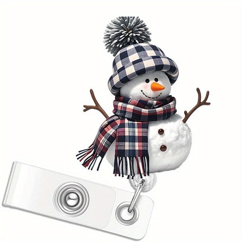 TEMU 1pc Christmas Snowman , Id , Fun And , For Nurses, Cnas, Doctors, Rns, , ,