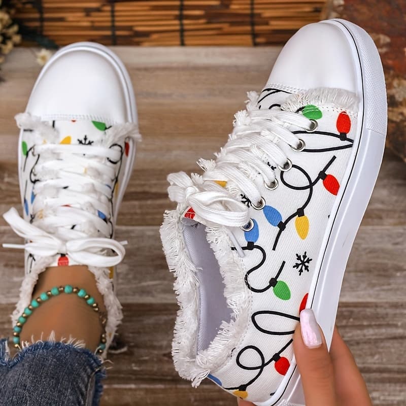 TEMU Cozy Shoes With Festive Christmas , Women Shoes