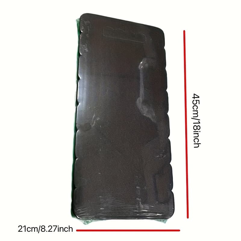 TEMU 1pc Ergonomic Gardening Kneeling Mat- Comfortable Pvc Knee Mat With Foam Cushioning For Support, Ideal For Outdoor Work And Exercise, In Black/blue, Kneeling Mat For Garden
