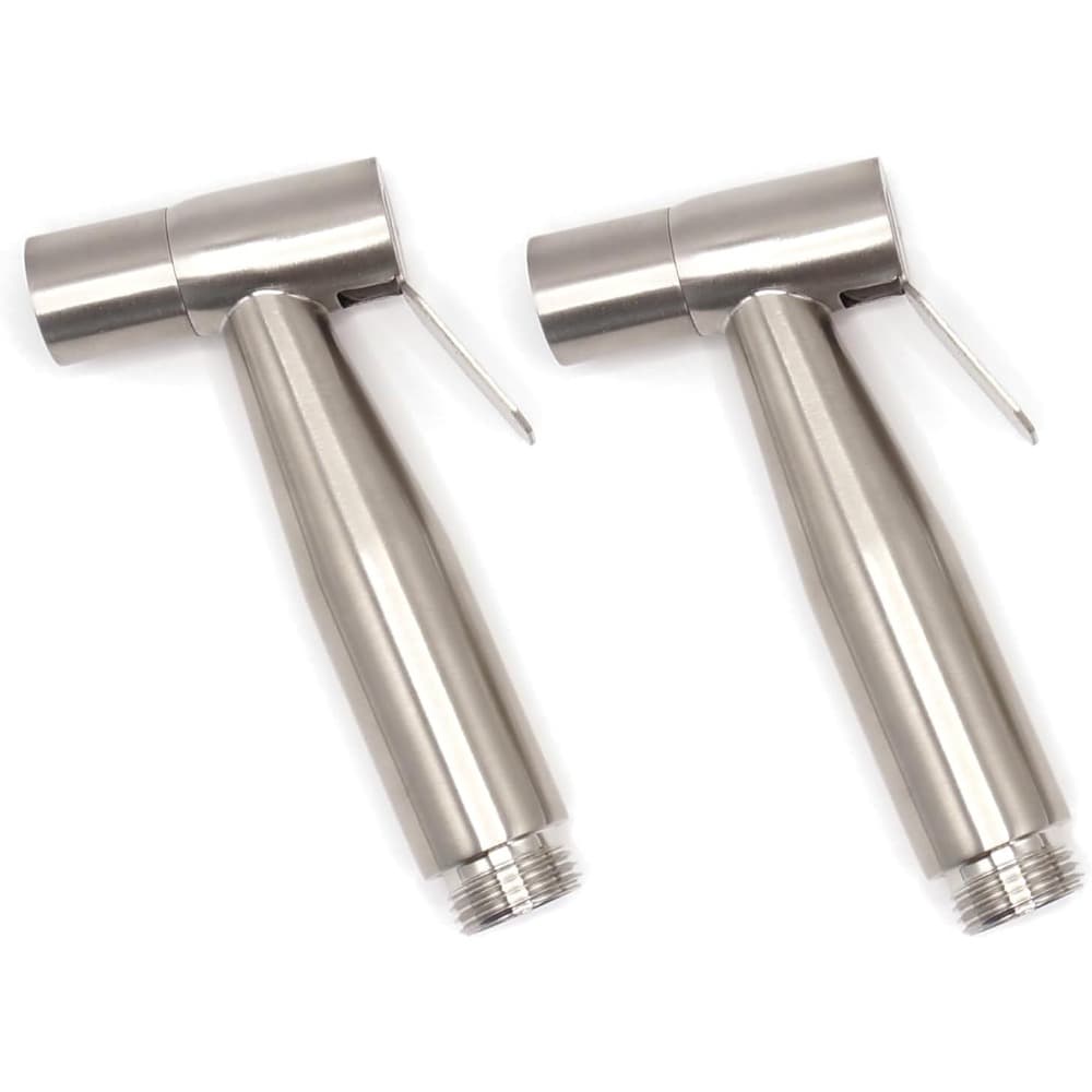 TEMU Handheld Toilet Nozzle, Stainless Steel Replacement Nozzle, Filling Bag, Adjustable Water Pressure, Sanitary And Cleaning Water Spray