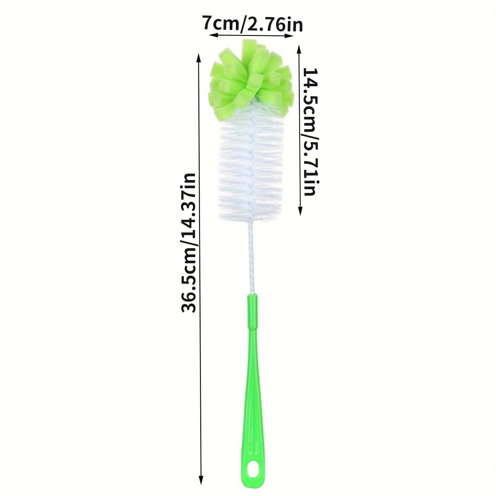 TEMU 1 Long Handle Cleaning Brush, Hanging Sponge Cup Brush, Water Cup Washing Artifact, Bottle Cleaning Brush, Household Cleaning Supplies