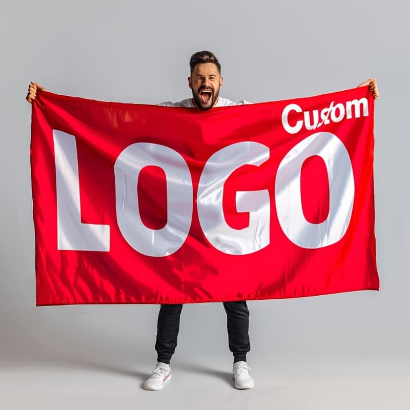 TEMU 1pc Custom Banner Personalized Banner With And Text, Vibrant Red And , Durable Polyester Fabric, Indoor Outdoor Party Decoration, Birthday Christmas Valentine's Day Halloween Decor Backdrop