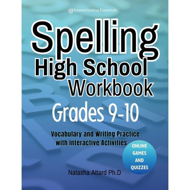 TEMU Spelling High School Grades 9-10:vocabulary And Writing Practice With Interactive Activities