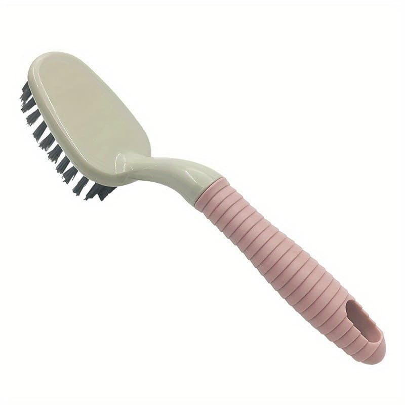 TEMU Random Color 1pc Floor Hard Bristle Brush, Bathtub Cleaning Brush, Kitchen And Bathroom Corner Brush, Long Handle Tile Brush