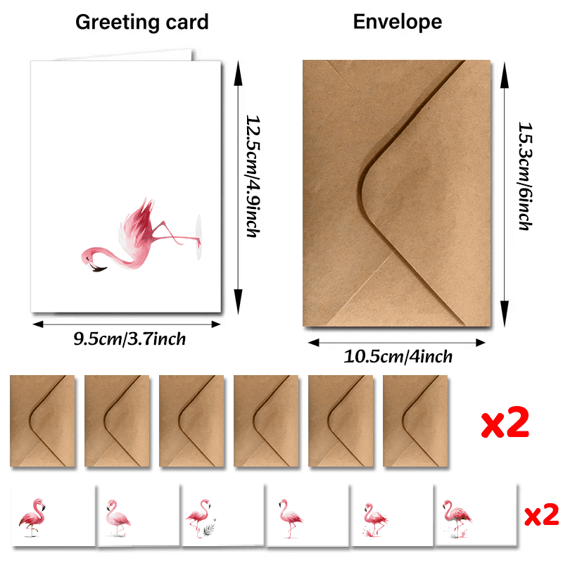 TEMU Pink Greeting Card Set - A Versatile Card Collection For - Congratulations, , Holidays, Well-wishes, Thank You Cards, Suitable For , Teachers, Colleagues, And Employee Appreciation