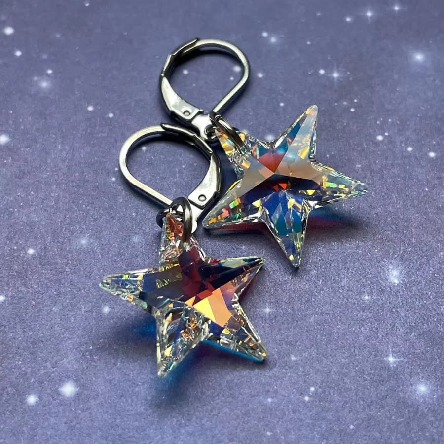 TEMU 2pcs Gothic Earrings Spooky Dark Aesthetic Halloween Vampire Cosplay Accessory Concert Carnival Party Statement Birthday Gift For Her Edgy Fashion Jewelry