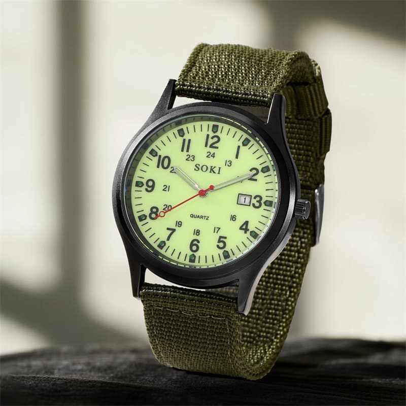TEMU Men's Watch Calendar Fashion Casual Nightlight Digital Dial Watch Suitable For Daily Wear, Back-to-, Graduation Season, Thanksgiving, Couples, The Best Gifts Watch, Without Battery