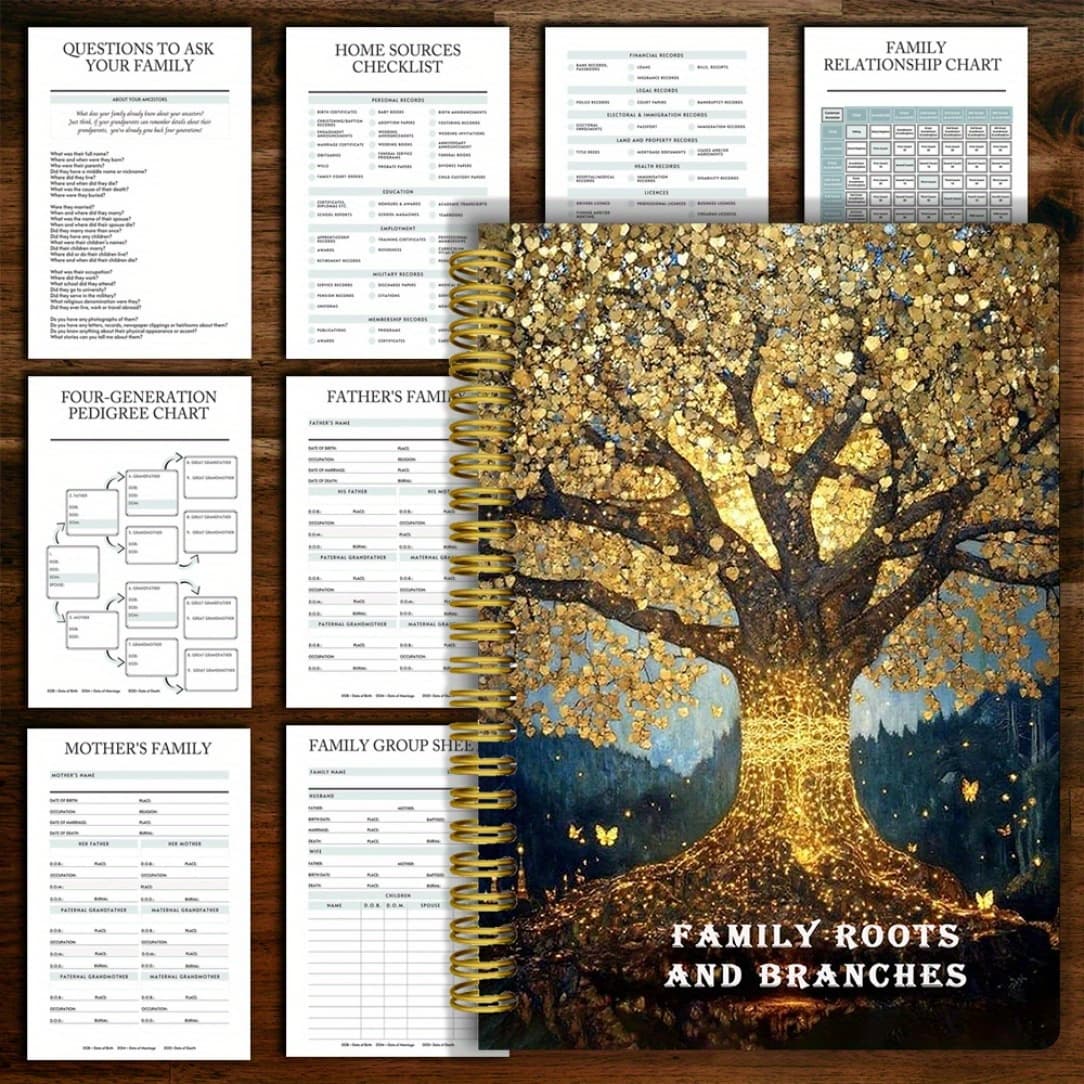 TEMU A Notebook For Research, Measuring 5.5x8.3 Inches, Is A For Uncovering Your . It Features Different Formats And Charts, Making It A For Mothers And Fathers
