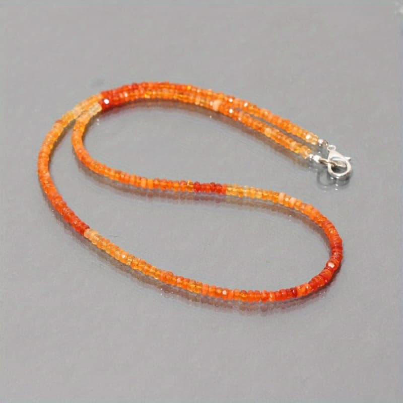 TEMU Women's Neck Jewelry Stone Micro Small Beads Exquisite Beautiful Necklace