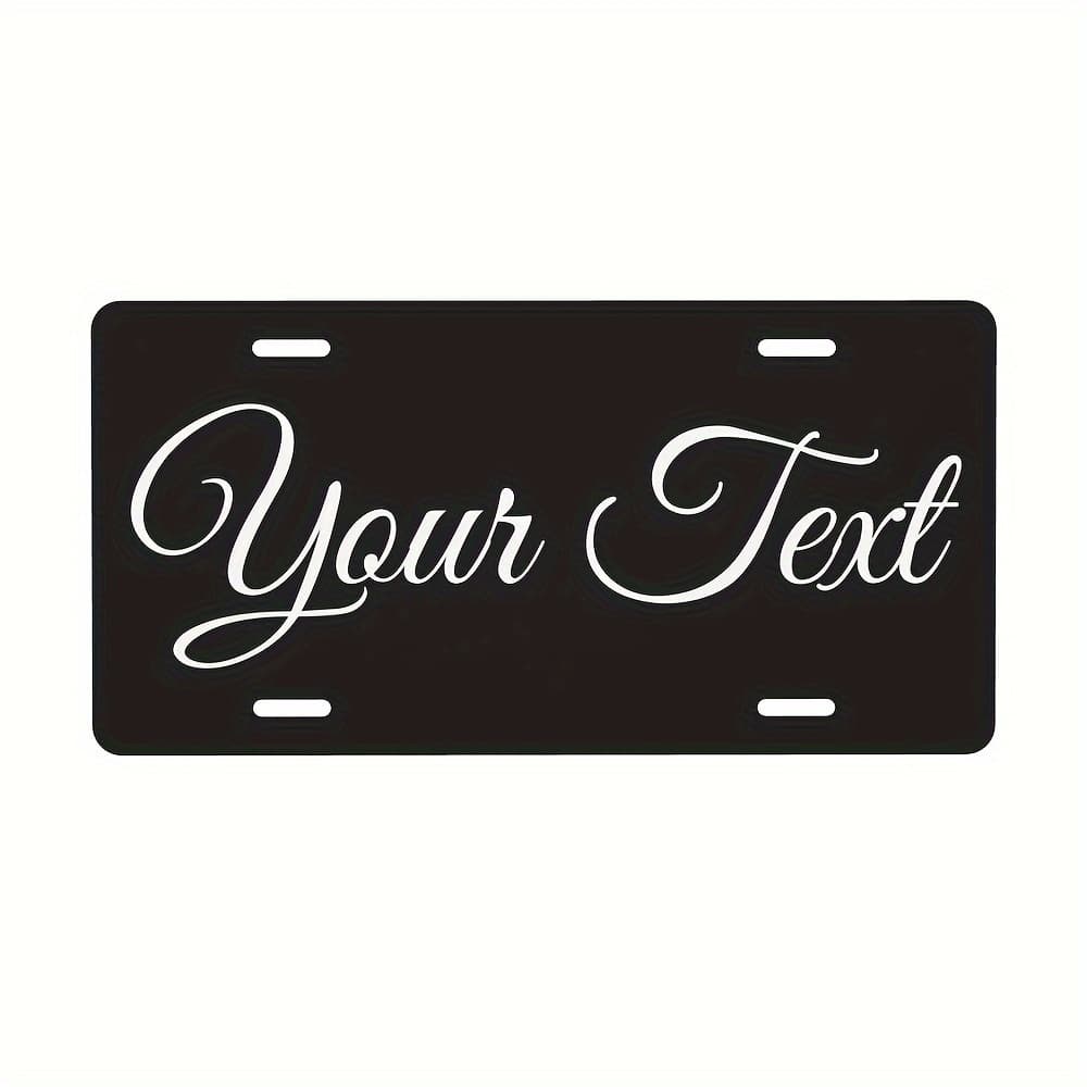 TEMU 1pc Chroma Custom Aluminum Sign - Text/ Retro Metal Plaque With , Dustproof & Wall Decor Suitable For Home, Cafe, Restaurant, - Business Signage