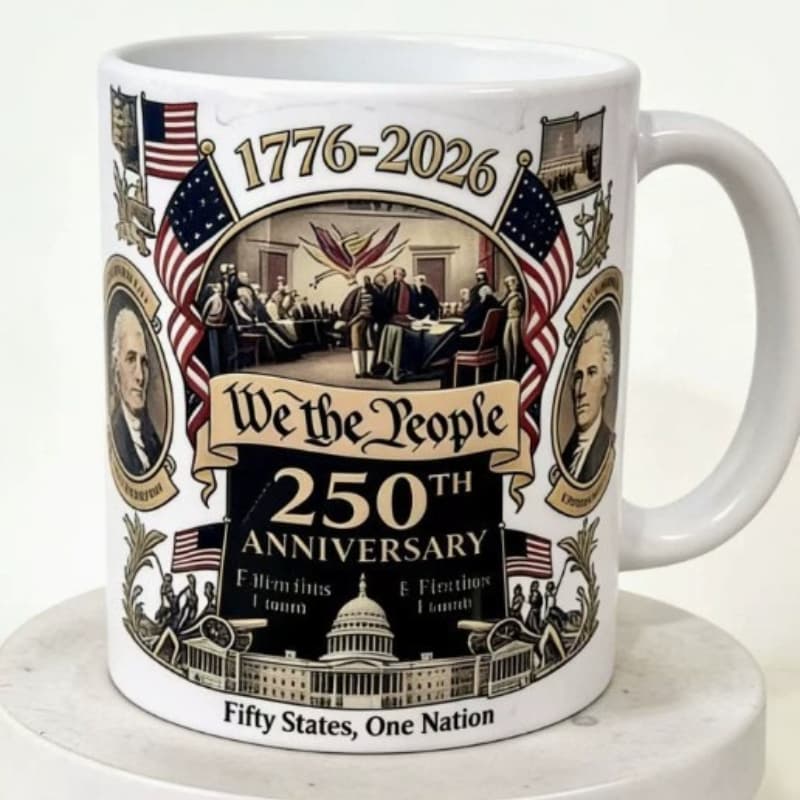 TEMU '' 250th Anniversary Edition Mug