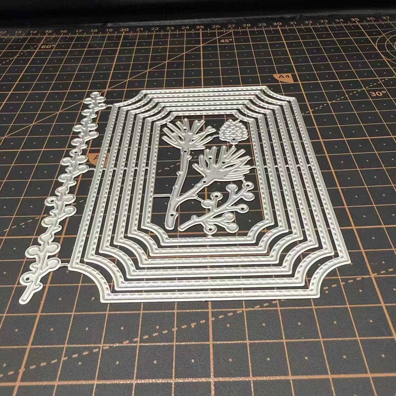 TEMU Stamps And Metal Cutting Dies For Decorative Scrapbooks And Photo Albums, Including A Stamp And Die Set For Card Making Crafts