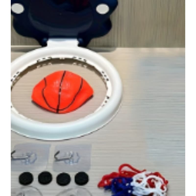 TEMU Animal-themed Basketball Hoop With Mini Ball & Pump - Wall-mounted Indoor/outdoor Hoops Suitable For 3+, /, Mini Basketball Game For, Parties, Daycare - Setup