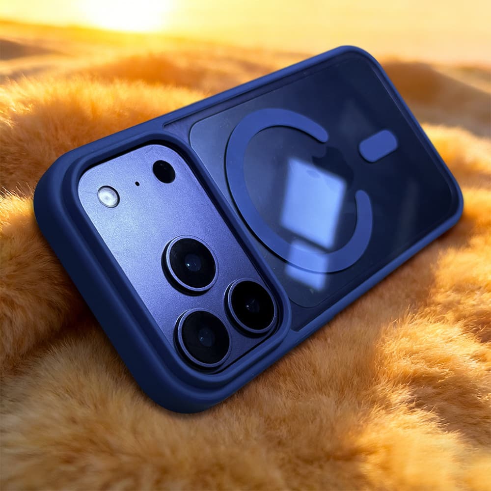 TEMU Phone Case: Luxury Clear Magnetic Wireless Charging Phone Case For Iphone 13/14/15/16/17 Pro Max Shockproof Soft Bumper Hard Transparent Back Cover