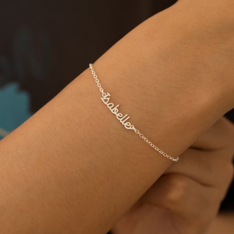 TEMU Personalized Name Bracelet, Custom Multiple Name Bracelet, Silvery Bracelet For Mother, Family Name Bracelet, Gift For Grandma