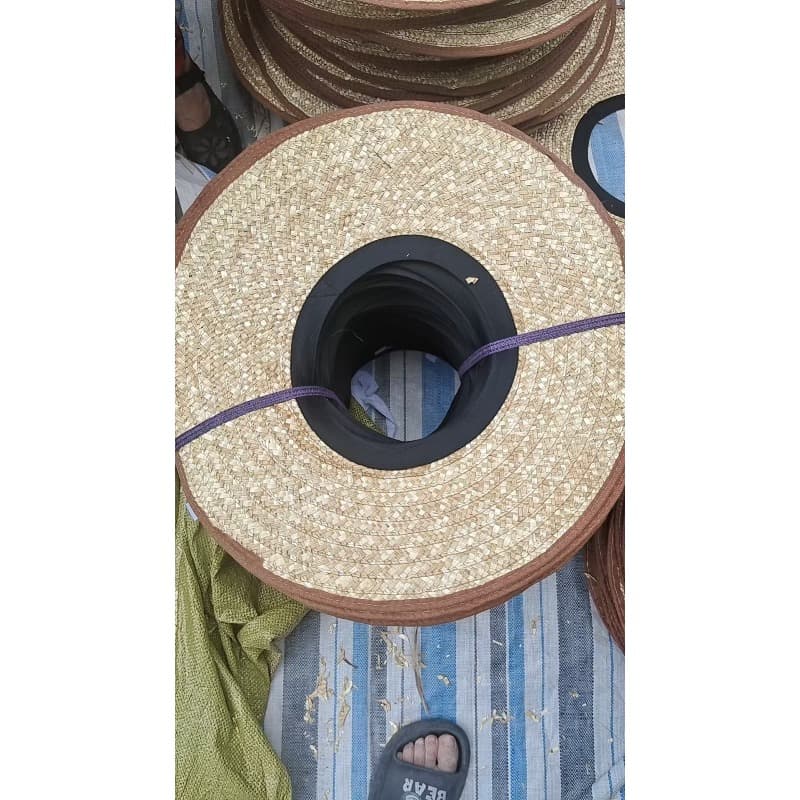 TEMU Safety Brim - Construction Site Sun Protection - Sunshade Hat - Wide Brimmed Sun Protection And Breathable Hat - No-top Safety - Straw Hat
