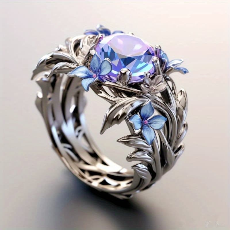 TEMU 925 Set With Sparkling Colored Crystals - Perfect For Weddings, Engagements, Anniversaries, Valentine's Day, Thanksgiving, New Year's Day Jewelry Gifts