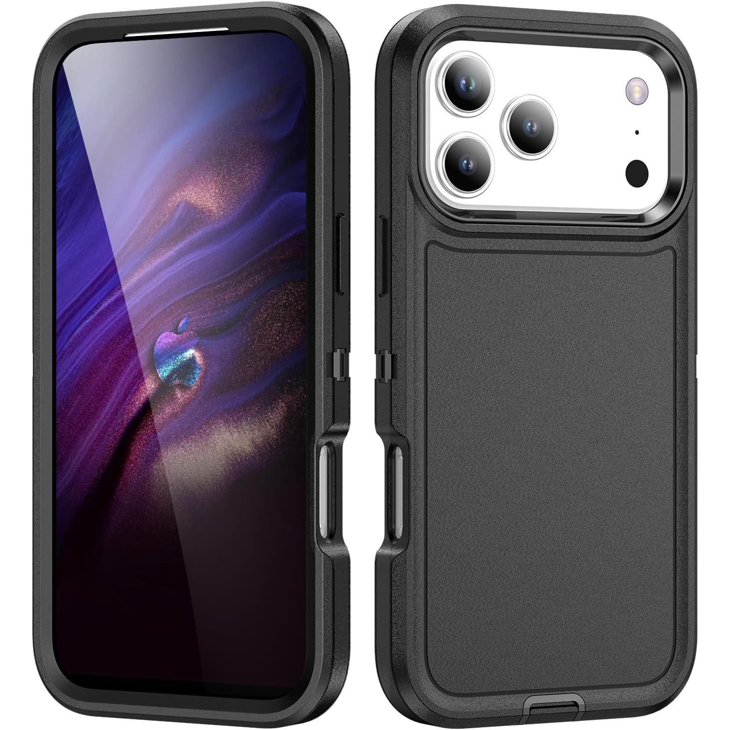 TEMU Phone Case - For Iphone 17/ 17 Air/ 17 Pro/ 17 Pro Max/ 16/ 15/ 14/ 13/ / Pro/ Pro Max Phone Case, Hybrid Heavy Duty Shockproof Slim Fit Anti-slip Protective Cover, Rugged For