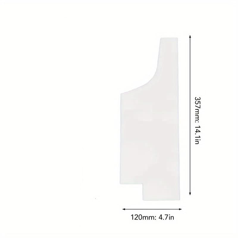 TEMU Transparent Acrylic Long Bottle Bag Tote Bag Template Ruler - , Design - Durable Quilting Sewing Tool