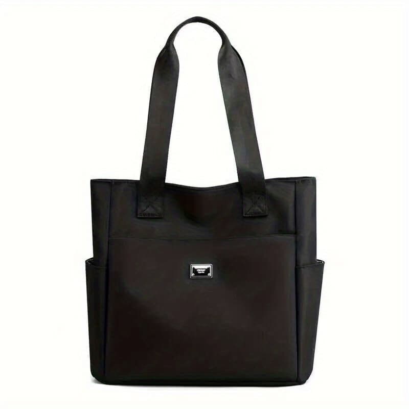 TEMU 1pc Of Women's Fashionable Nylon Handbag - Durable, With A Multi-, With A Zipper Closure, And Very Suitable For Shopping, Working And .