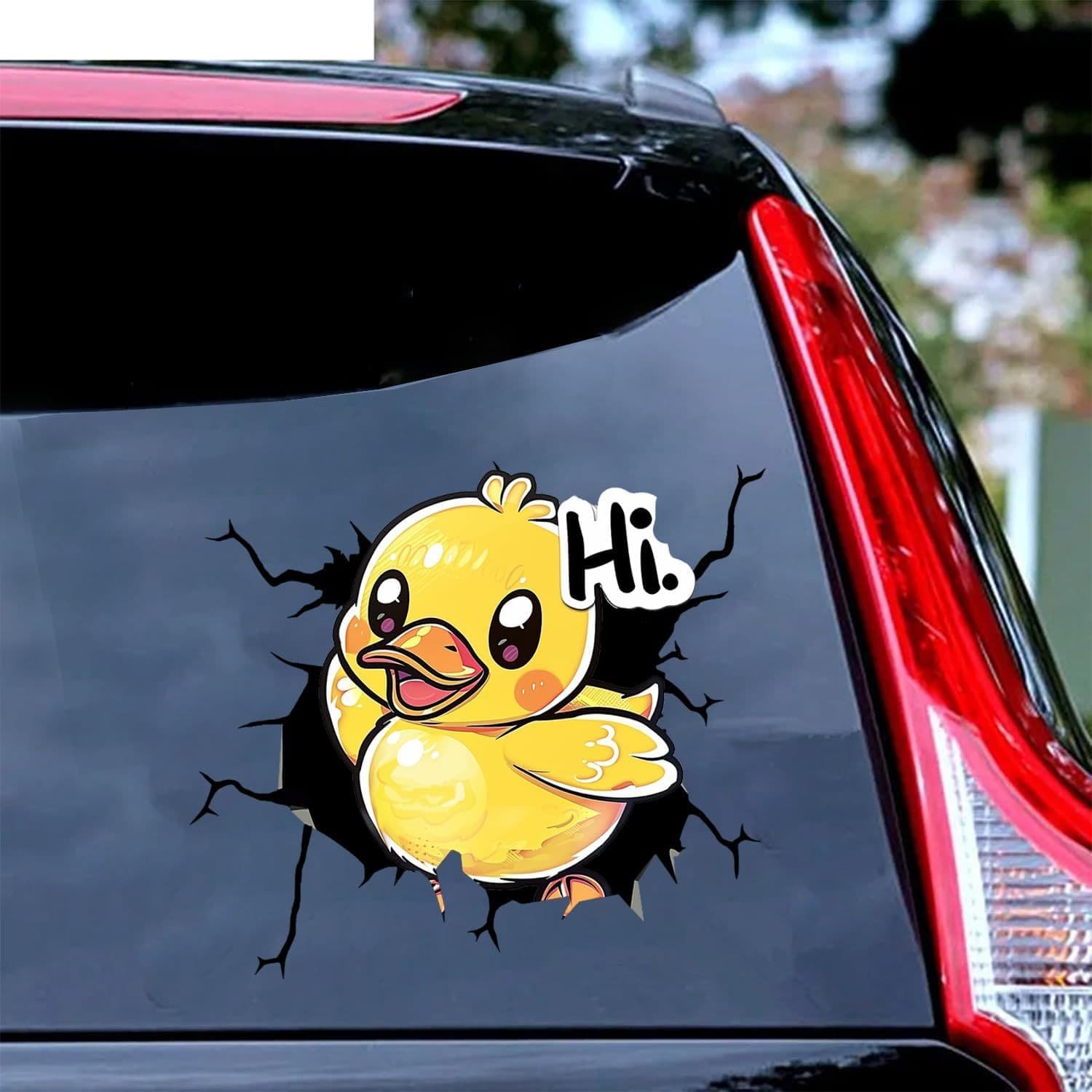 TEMU Duck Stickenana Duck Decal Cute Duck Stick
