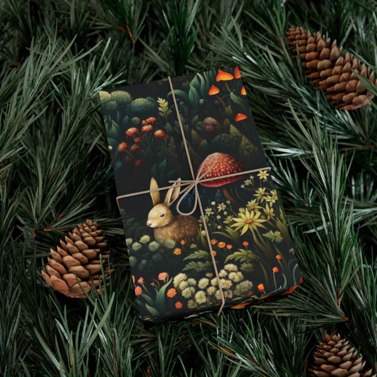 TEMU 1 Roll Holiday Wrap With Plaid, Tarps & Pine Trees - Multicolor Pp Gift Wrap Suitable For Christmas, Halloween, Thanksgiving, - Wrapping Paper