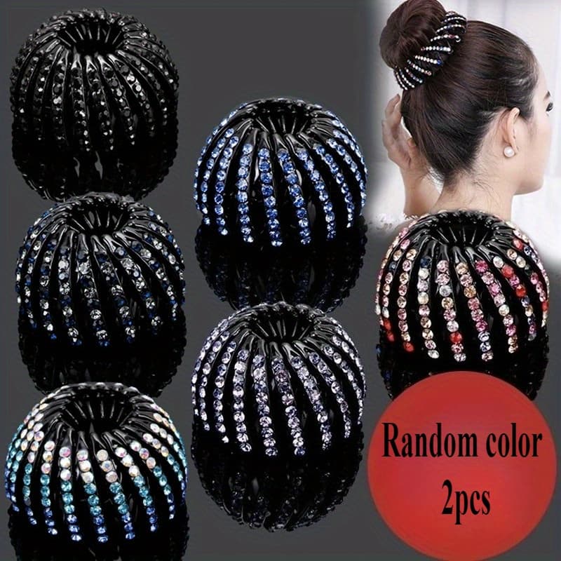 TEMU Random Color Bird Nest Hairpin, Ponytail Hair Clip, Women's Hairstyle Accessories And Headwear