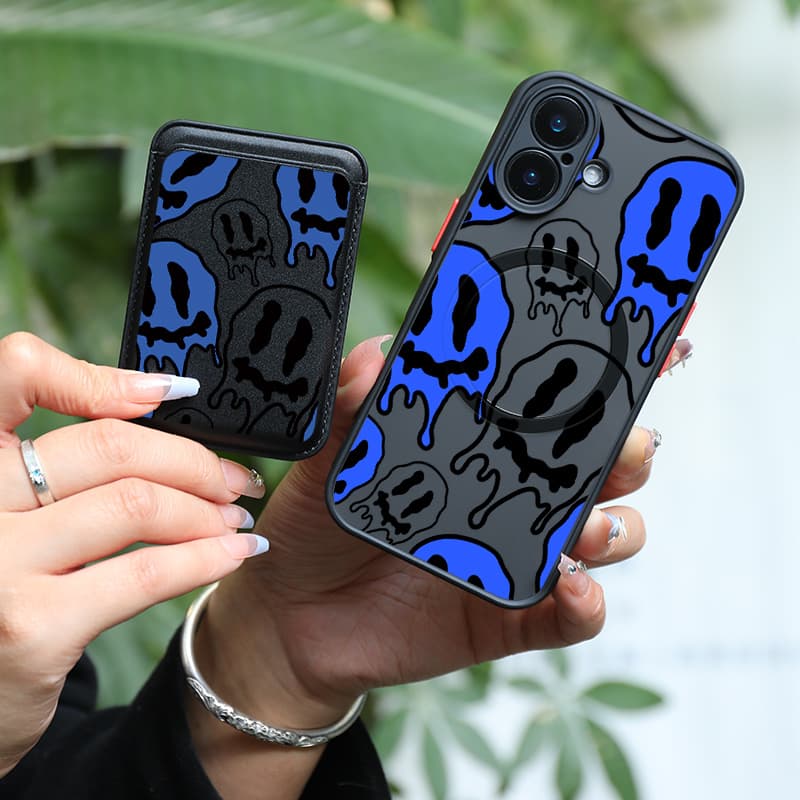 TEMU Phone Case: 2pcs 1 Set&fashionable Luxury All Inclusive Shockproof Pattern For Iphone 16 15 14 13 12 11 Pro 8 Pus Magnetic Phone Case&high Quality Leather Magnetic Kj1 thumbnail 2