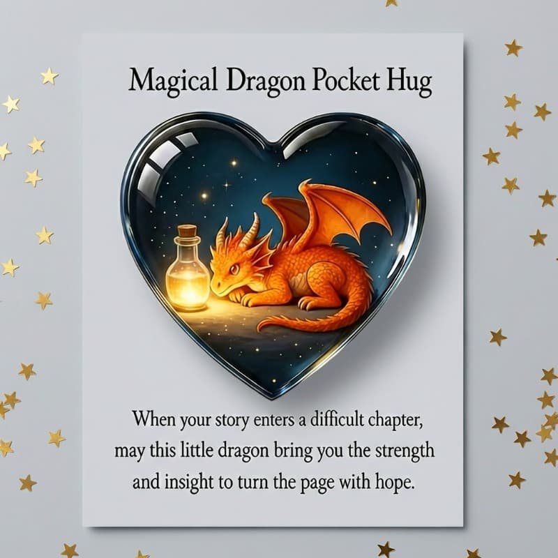 TEMU Pocket Hug Card | 2d Acrylic Heart-shaped With Emotional Inspiration | Ideal As A To , As Well As As A Home Holiday Decoration And Room Decoration