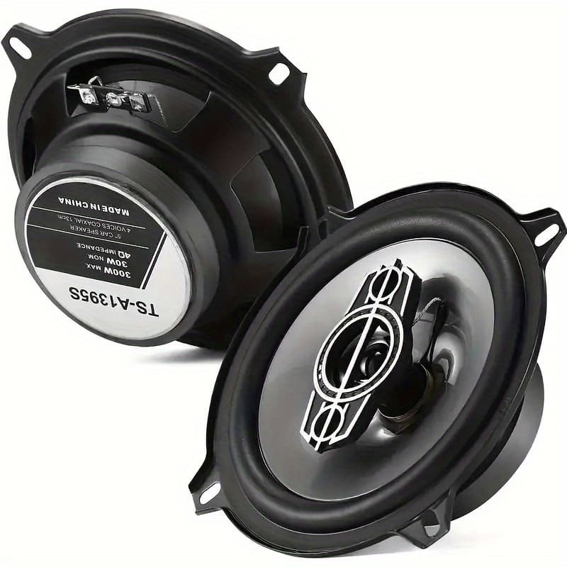TEMU Keluneglo Car Hifi Coaxial Speaker 2pcs 600w -inch , Full Range Frequency Vehicle Door Auto Audio Music Stereo Subwoofer Easter Car Accessories For Man For Woman.